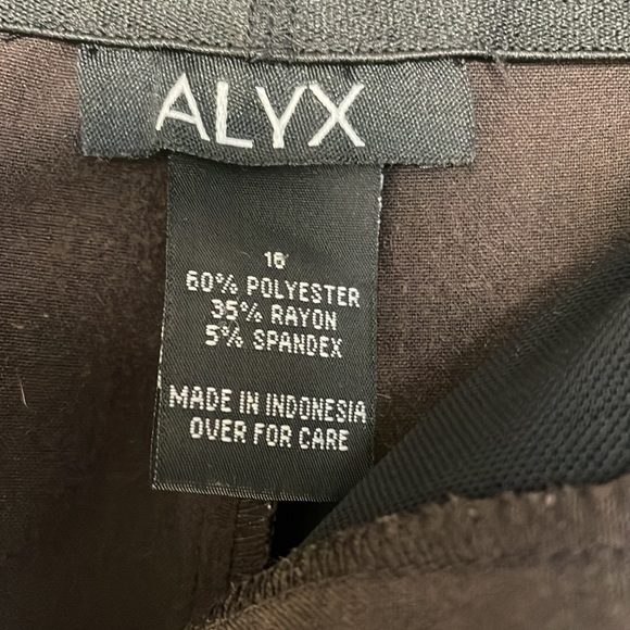 EUC ALYX  straight leg work pant chocolate brown - Picture 4 of 5